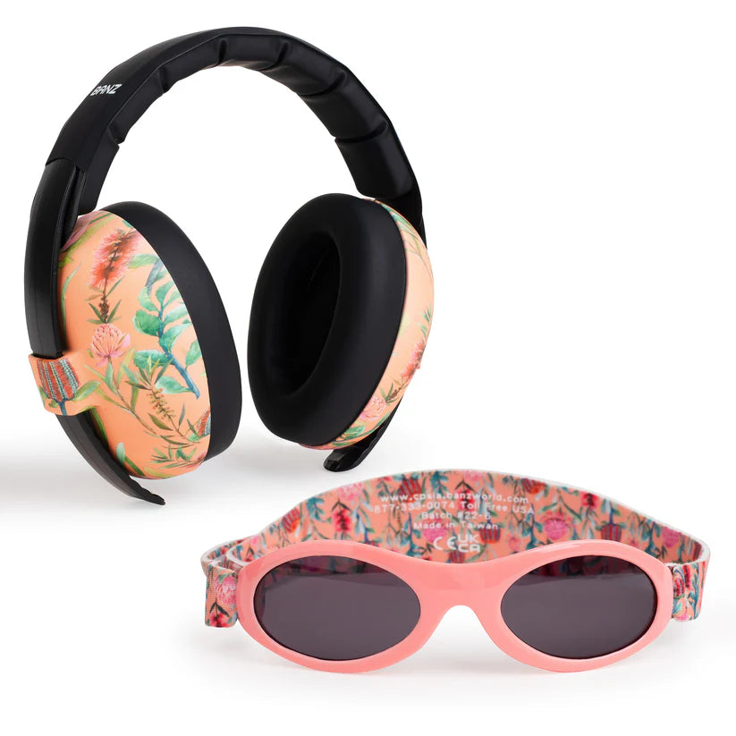 Banz Kids Hearing Protection Earmuffs and Sunglasses