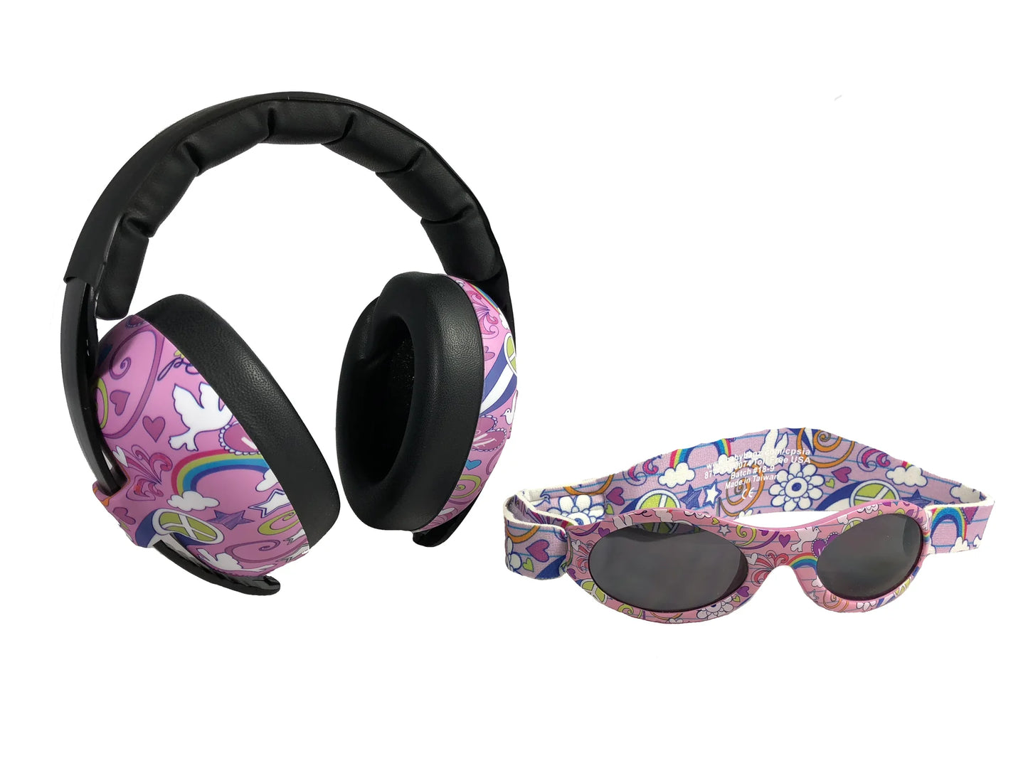 Banz Kids Hearing Protection Earmuffs and Sunglasses