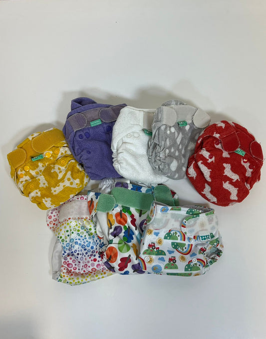 Tots Bots fitted cloth nappy kit Size 1