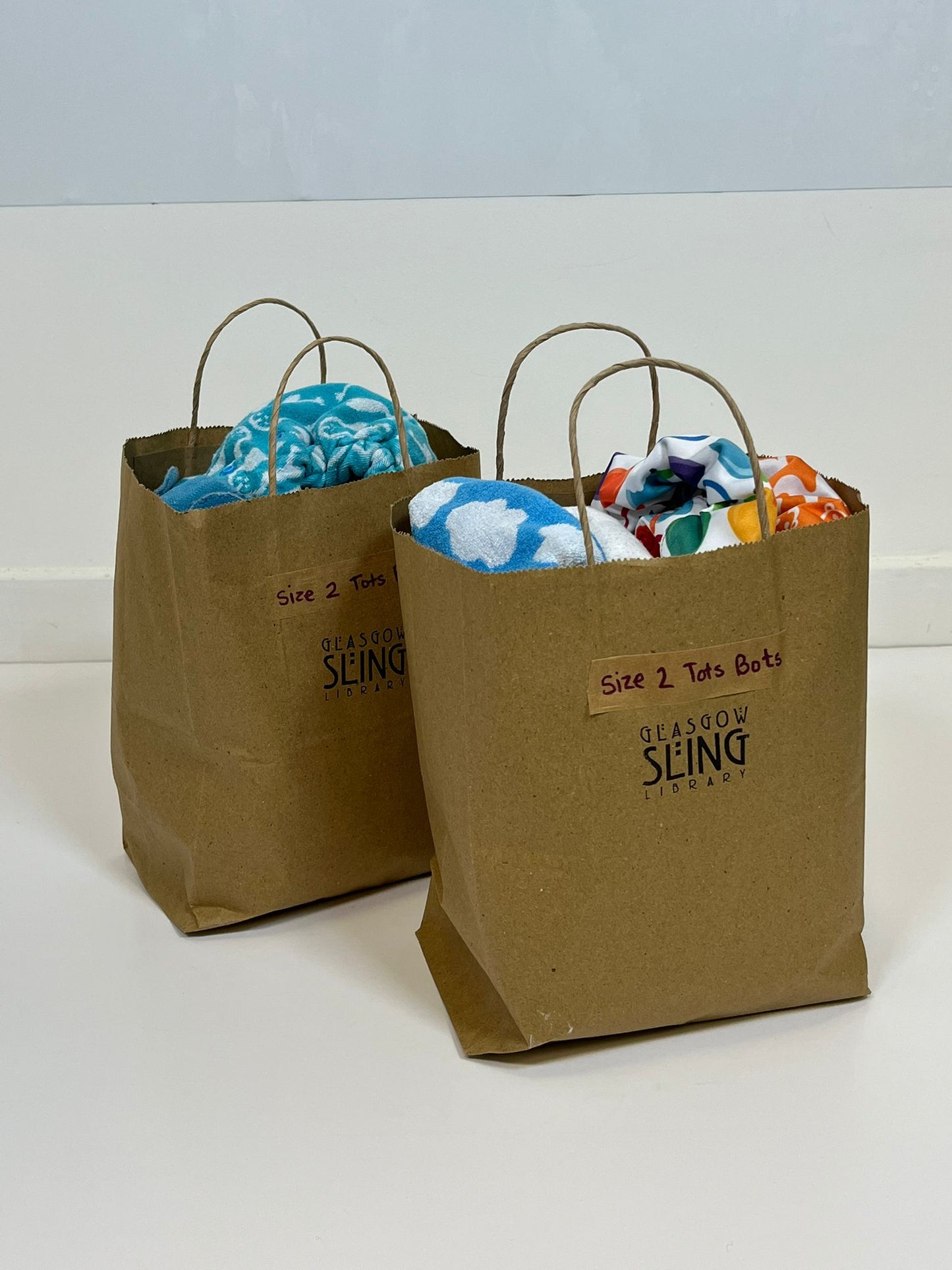 Tots Bots fitted cloth nappy kit Size 2