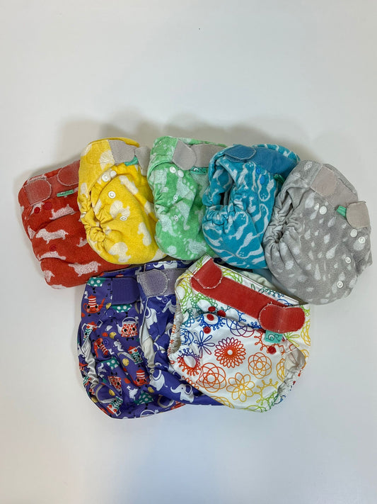 Tots Bots fitted cloth nappy kit Size 2