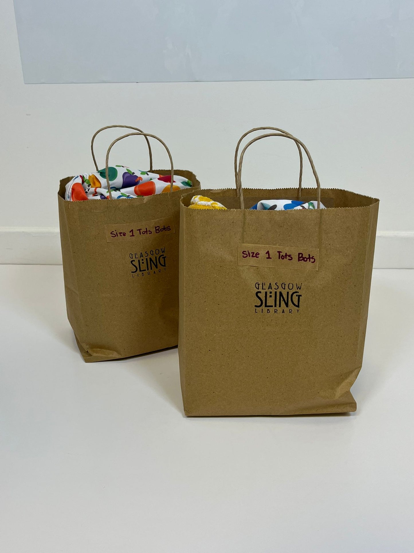 Tots Bots fitted cloth nappy kit Size 1