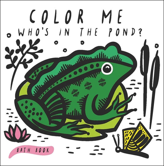 Bath Book - Who's in the pond?