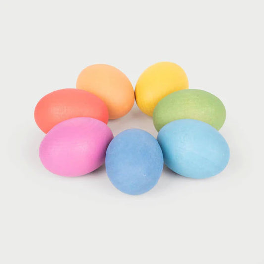 TickiT - RAINBOW WOODEN EGGS