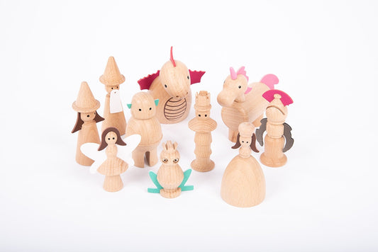 Tickit Wooden Enchanted Figures - Pk10